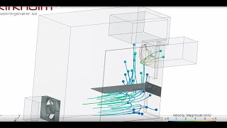 CFD case study Køling af elektronik [upl. by Parik]