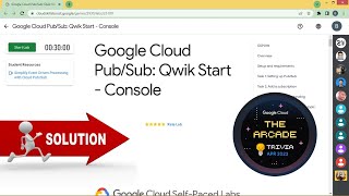 Google Cloud PubSub Qwik Start  Console  GSP096 gsp096 qwiklabs [upl. by Nayrb]