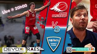 KBBC Oostkamp  Phantoms Basket Boom  Second Stream [upl. by Atinwahs]