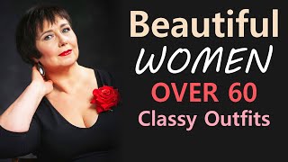 Attractive Older Women over 60 in beautiful outfits  Fashion ideas [upl. by Euqinmod]