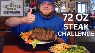 72 OZ STEAK CHALLENGE [upl. by Ecienaj947]