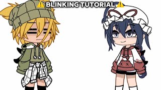 Eye Blinking Tutorial ✨👁️  Gacha Club [upl. by Dollie]