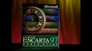 Microsoft Encarta 97 World Atlas Ad Video 1996 [upl. by Hannover283]