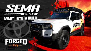 EVERY Toyota Truck Build at SEMA SHOW 2024 Featuring 2025 Land Cruisers Tundras Tacomas amp More [upl. by Danila726]