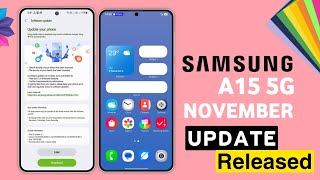 Samsung A15 5G  November Update Released🔥 Whats New Features  New Software Update A15 [upl. by Nimad]