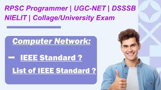 IEEE Standard in Computer Network  Computer Network Tutorial [upl. by Ciel]