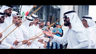 Arab Men Traditional Dance  United Arab Emirates UAE [upl. by Inahpets]