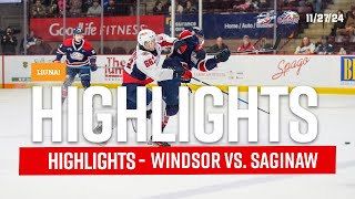 Highlights Presented by LiUNA  Windsor vs Saginaw [upl. by Lynch]