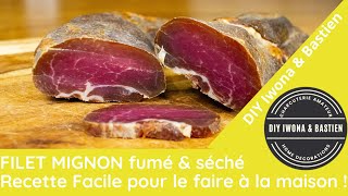 Comment faire un filet mignon fumé et séché maison facilement [upl. by Asel]