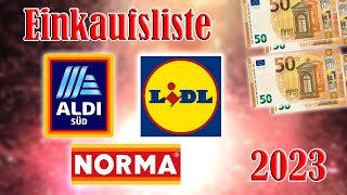 Feuerwerk Einkaufsliste 2023  200 Euro LidlAldiNorma FULL HD [upl. by Sarilda606]