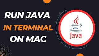 Run Java using Terminal on MacOS  Compile and Run java using Command Line [upl. by Liliane]