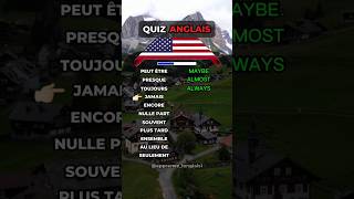 quotQUIZ ANGLAIS 🇺🇲 11 mots très utilisés en anglais  quiz apprendreanglais learnenglish anglais [upl. by Bamby]