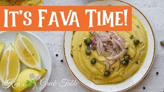 How To Make Fava  Greek Fava Dip Recipe [upl. by Niatsirhc331]