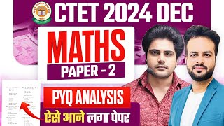 CTET 14 DECEMBER 2024 MATHS PAPER 2 PYQ Analysis by Sachin Academy Live 2pm [upl. by Eirb]