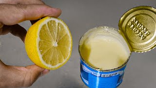 Mix a lemon with condensed milk Youll be shocked Dessert in 3 minutes No cooking [upl. by Adlar]