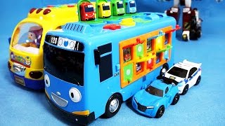 smart Tayo the little bus car toys play 똑똑한 타요 장난감 놀이 [upl. by Helbonnas851]