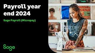 Sage Payroll Micropay  Payroll year end [upl. by Htebharas]