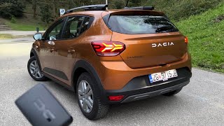 DACIA SANDERO STEPWAY 2023  EVENING POV test drive TCe 90 [upl. by Celinda]