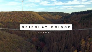 GEIERLAY BRIDGE GERMANY  4K DRONE [upl. by Nnor]