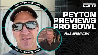 I heard Eli chirping 🗣️  Peyton Manning CONFIDENT on his Pro Bowl game plan  The Pat McAfee Show [upl. by Ahseya270]