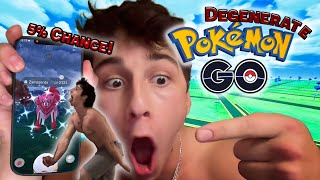 ✨DEGENERATE POKEMON GO We got shinies✨ [upl. by Marquita]