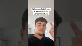 Wie lange Schultage in verschiedenen Ländern sind…😳  foryou trending trend viralshort fypシ゚ [upl. by Fredra]