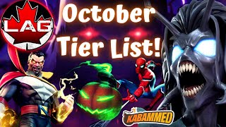 New October Tier List Count Nefaria amp Shathra Debut Best Champions In MCOC Ranked  MCOC [upl. by Vidda477]