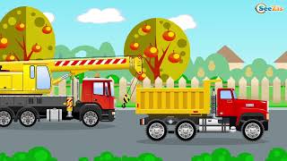 Diggers Cartoons for kids Digger Truck I Kids Cartoon 3d Animation Game [upl. by Lora]