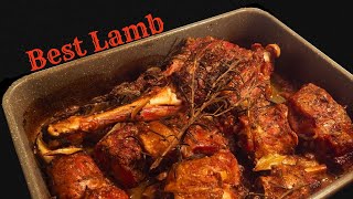 Lamb leg simple recipe Best lamb leg i cooked [upl. by Ayrotal196]