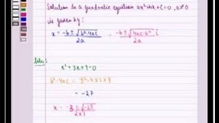 ExampleCalculate Complex Roots [upl. by Refotsirc34]