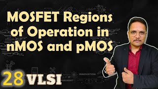 MOSFET Regions of Operation with nMOS and pMOS  VLSI by Engineering Funda [upl. by Urina482]