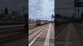 Güterzüge beim Bahnhof Rupperswil  Kanton Aargau  Schweiz 2024  shorts [upl. by Jillana]