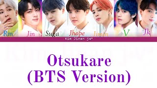 أغنية بتس اليابانية BTS 방탄소년단  OTSUKARE SONG Color Coded Lyrics EngArabic sub가사مترجمة عربي [upl. by Airlee]