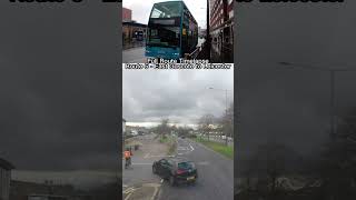 Bus Route Timelapse  Route 5  East Goscote to Leicester bus travel arriva automobile gopro [upl. by Mandeville]