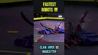 Two fastest robots at battlebots  Claw viper vs madcatter season 7 [upl. by Hedwig]