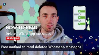 How to see already deleted messages on WhatsApp  Free Method2022 [upl. by Queston]