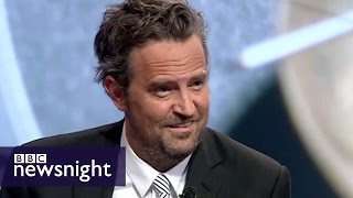 Matthew Perry debates drug courts with Peter Hitchens  BBC Newsnight [upl. by Yllor]