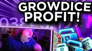 GOING CRAZY ON GROWDICE BGLS PROFIT [upl. by Endo]