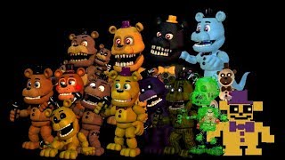 Most FNAF World Freddys Sing The FNAF Song [upl. by Darbee]