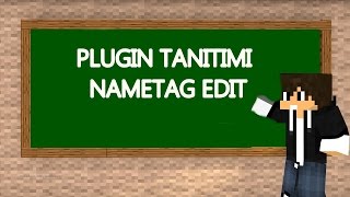 MineCraft  Plugin Tanıtımı  Bölüm 2  NameTag Edit [upl. by Joy28]