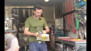 Waterfall Road Hammer in 2024 jig sharpening and bevel grinding with Luke [upl. by Devondra]