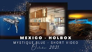 Mexico  Holbox Mystique Blue Hotel Short Hotel Tour [upl. by Guenna]