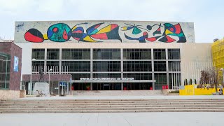 Comienza la reforma del Palacio de Congresos de Madrid sede de la OMT y famoso por su mural de Miró [upl. by Lonne633]