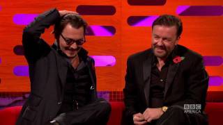 JOHNNY DEPP amp RICKY GERVAIS on The Graham Norton Show PROMO [upl. by Greenebaum]