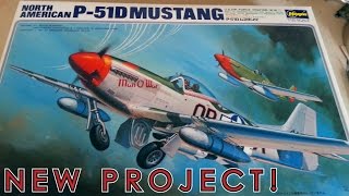 New project 132 scale model P51D Mustang fighter [upl. by Ecirahc]