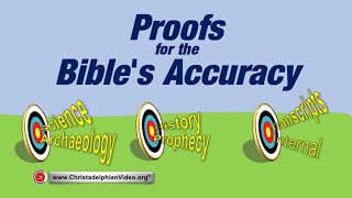 Proofs for the Bibles Accuracy [upl. by Guibert]