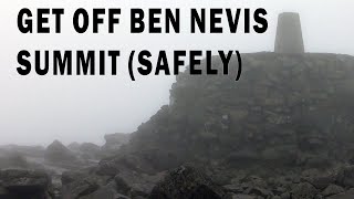 Get off Ben Nevis summit  safely [upl. by Kcirrem728]