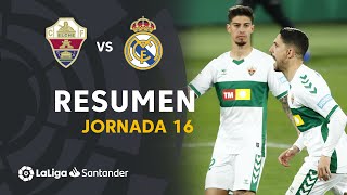 Resumen de Elche CF vs Real Madrid 11 [upl. by Lirbij]