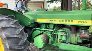 John Deere 820 Startup [upl. by Juno342]