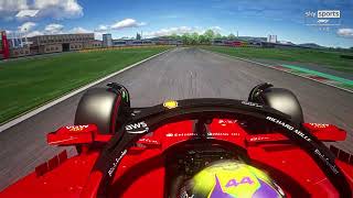 Lewis Hamilton testing the SF23 at Fiorano Onboard [upl. by Naejamron55]